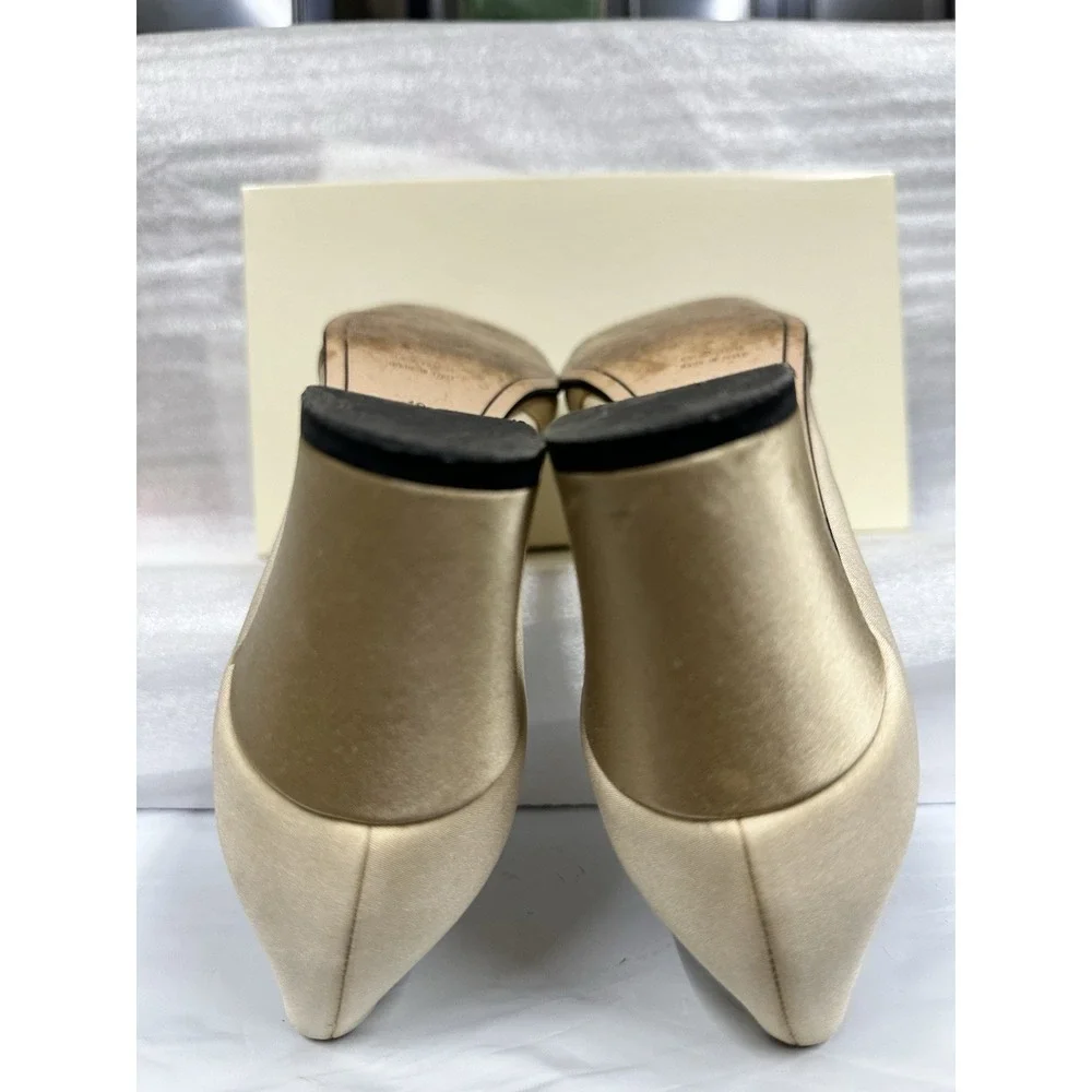 Anne Klein Champagne 2in Cream Heel A552705 Retail 165‎ Vintage Size 10 N Party